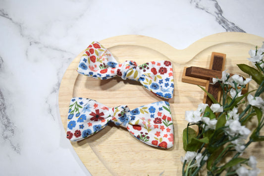 divine mercy hair bow, catholic hair bow