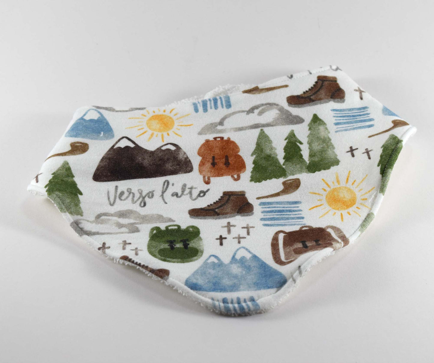 Pier Giorgio Frassati Bandana Baby Bib - Joyful Mama Joyful Baby