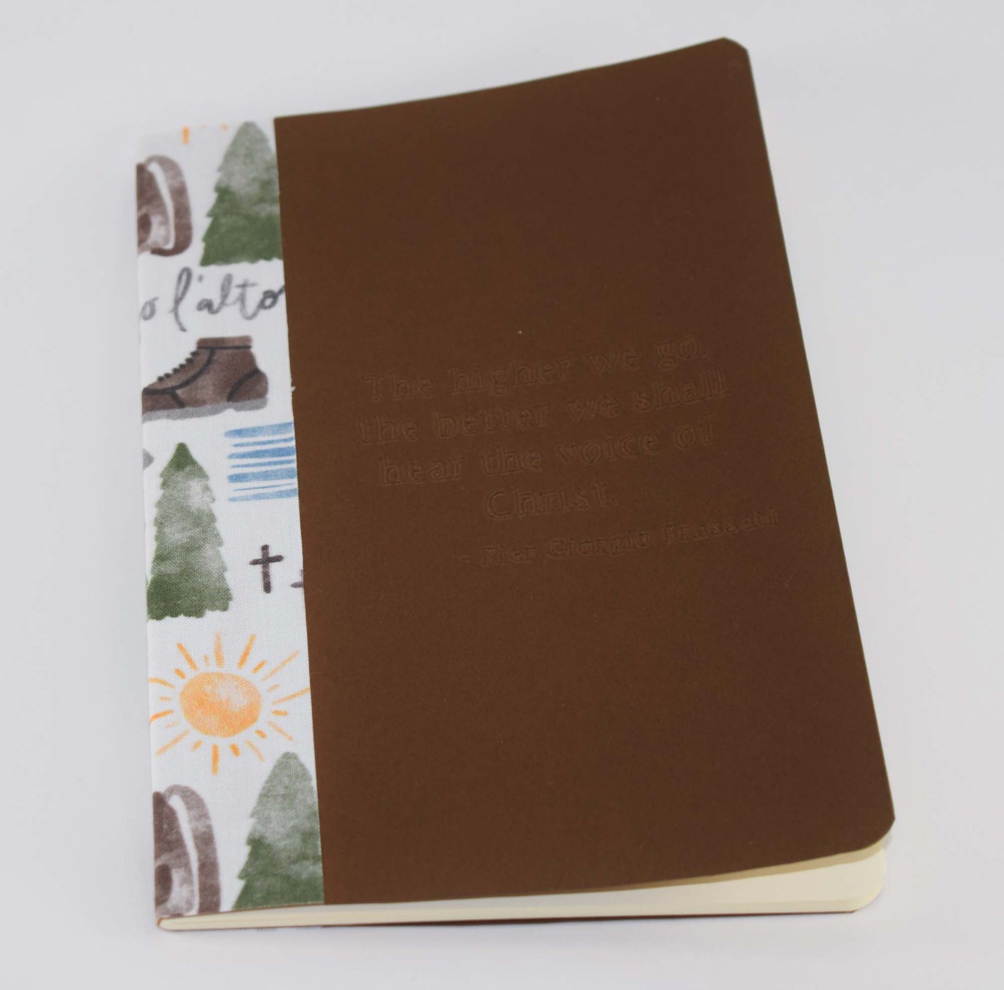 Pier Giorgio Frassati Embossed Journal - Joyful Mama Joyful Baby