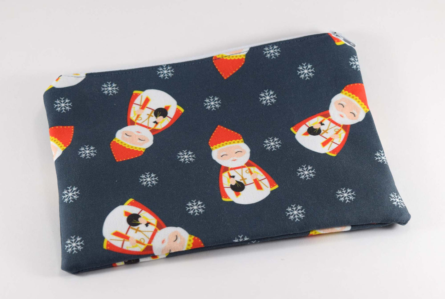 Zipper Pouch - St Nicholas - Joyful Mama Joyful Baby, catholic zipper pouch