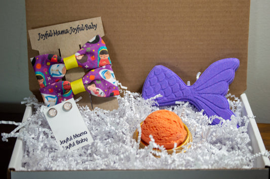 catholic girl birthday gift, catholic girl gift, catholic girl gift box, catholic bath bomb, catholic hair