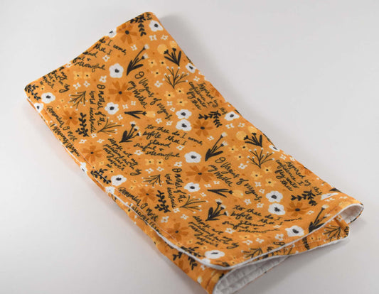 Catholic Burp Cloth - Memorare - Joyful Mama Joyful Baby