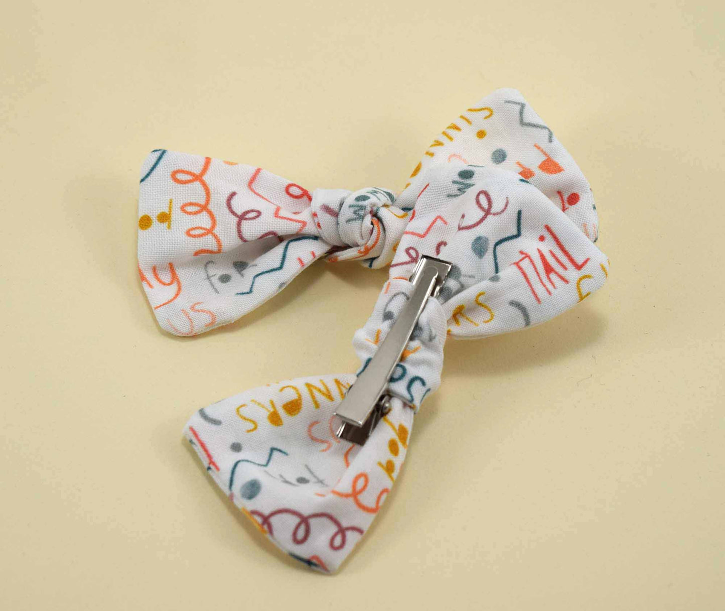 Catholic Knotted Hair Bows - Doodle Hail Mary