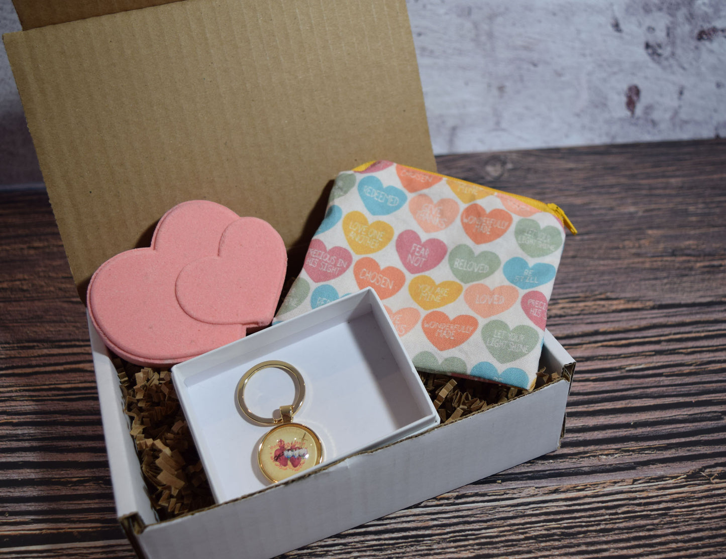st valentine gift box, catholic women gift, catholic girl gift
