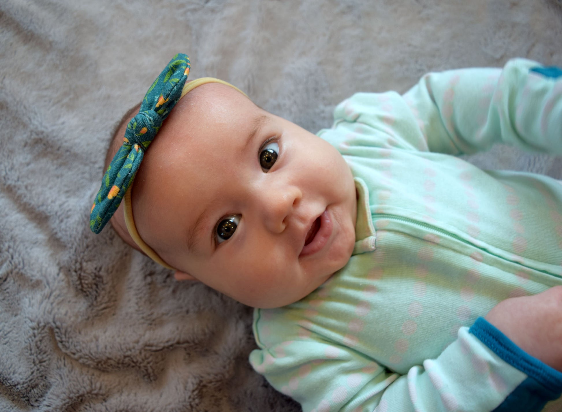 catholic baby headband, catholic nylon headband, catholic baby girl gift