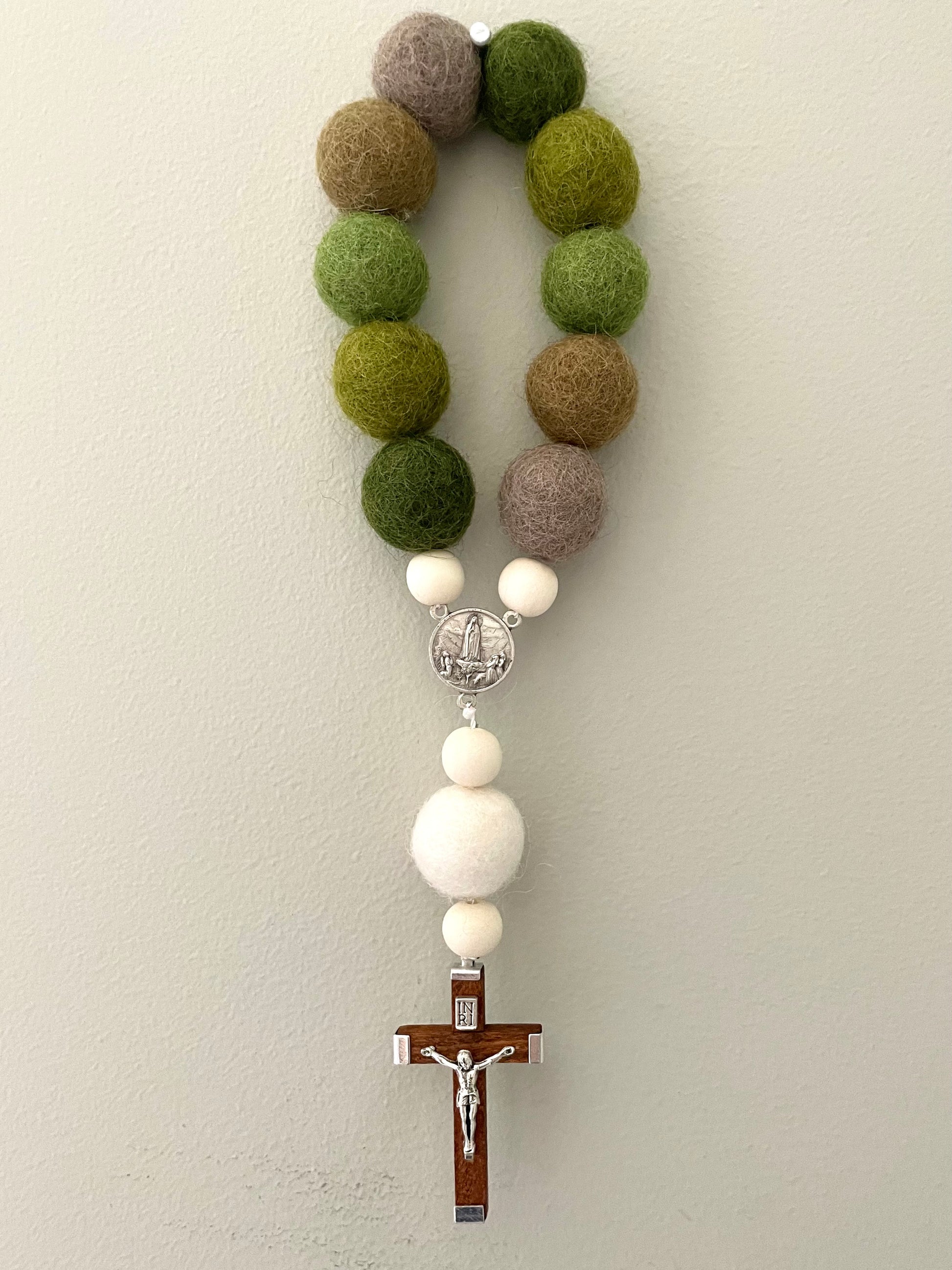 St. Joseph decade wall rosary - Joyful Mama Joyful Baby