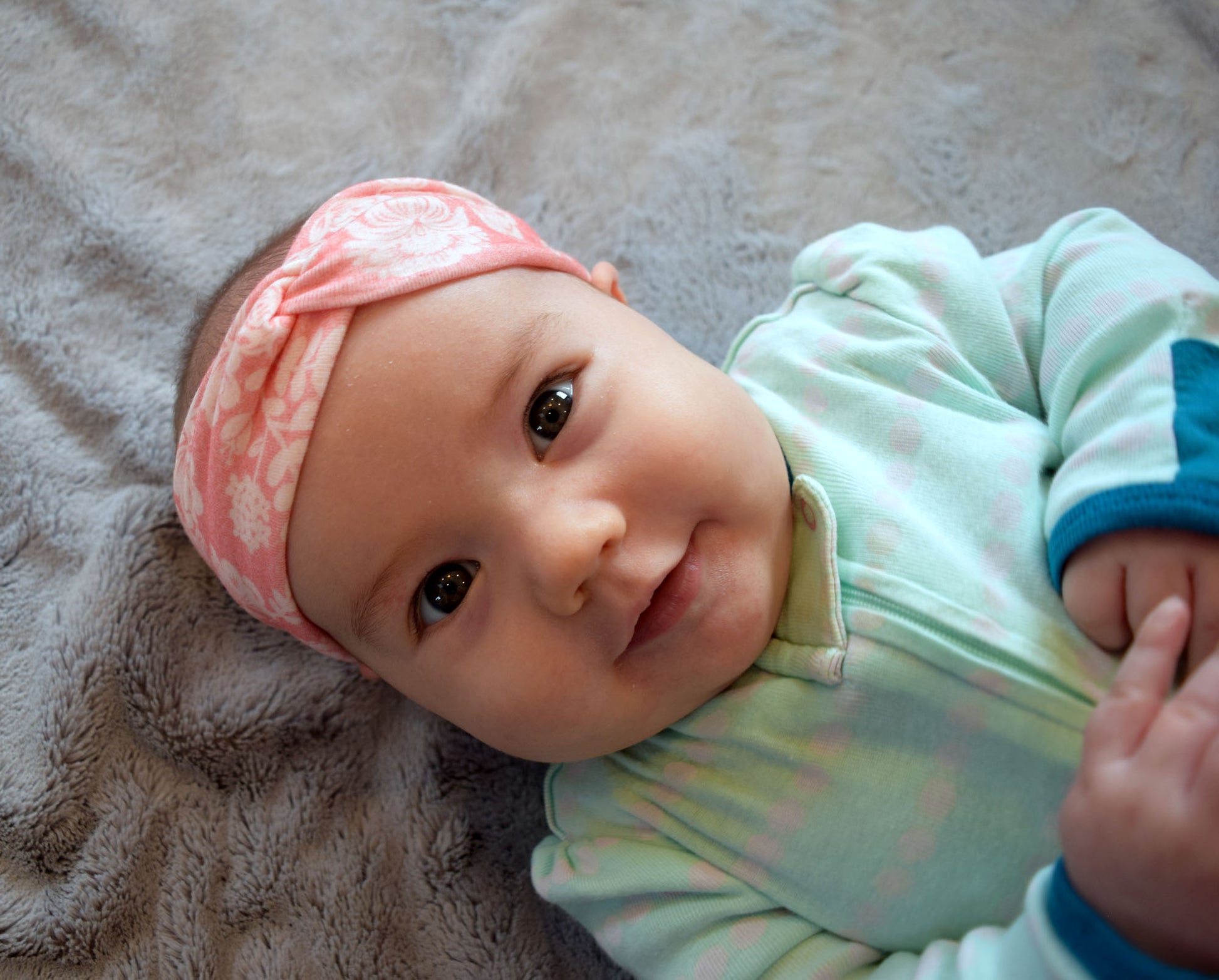 catholic baby headband, baby guadalupe headband